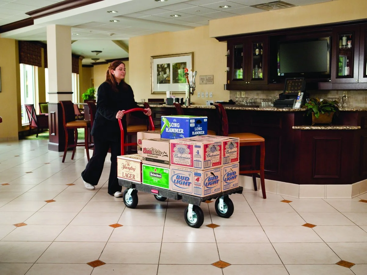 RUBBERMAID COMMERCIAL Heavy-Duty Platform Truck 24 x 48