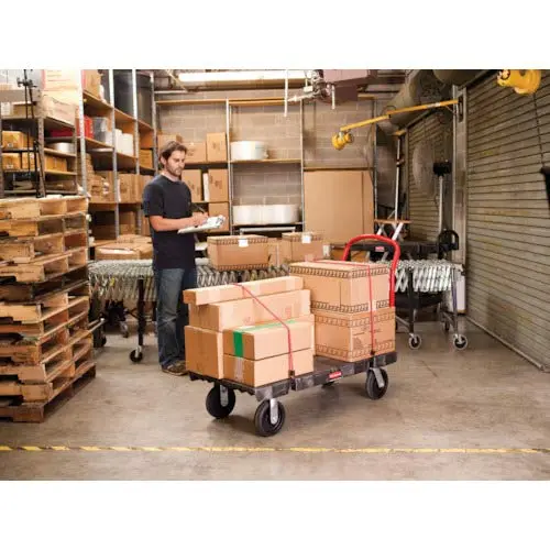 RUBBERMAID COMMERCIAL Heavy-Duty Platform Truck 24 x 48