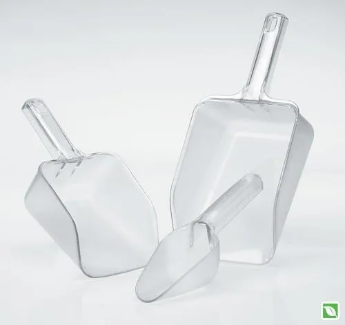 Rubbermaid Commercial Products Bouncer Ice Scoop 32 Ounce Clear for Ingredient Bins or Freezer Small Plastic 32-Ounce