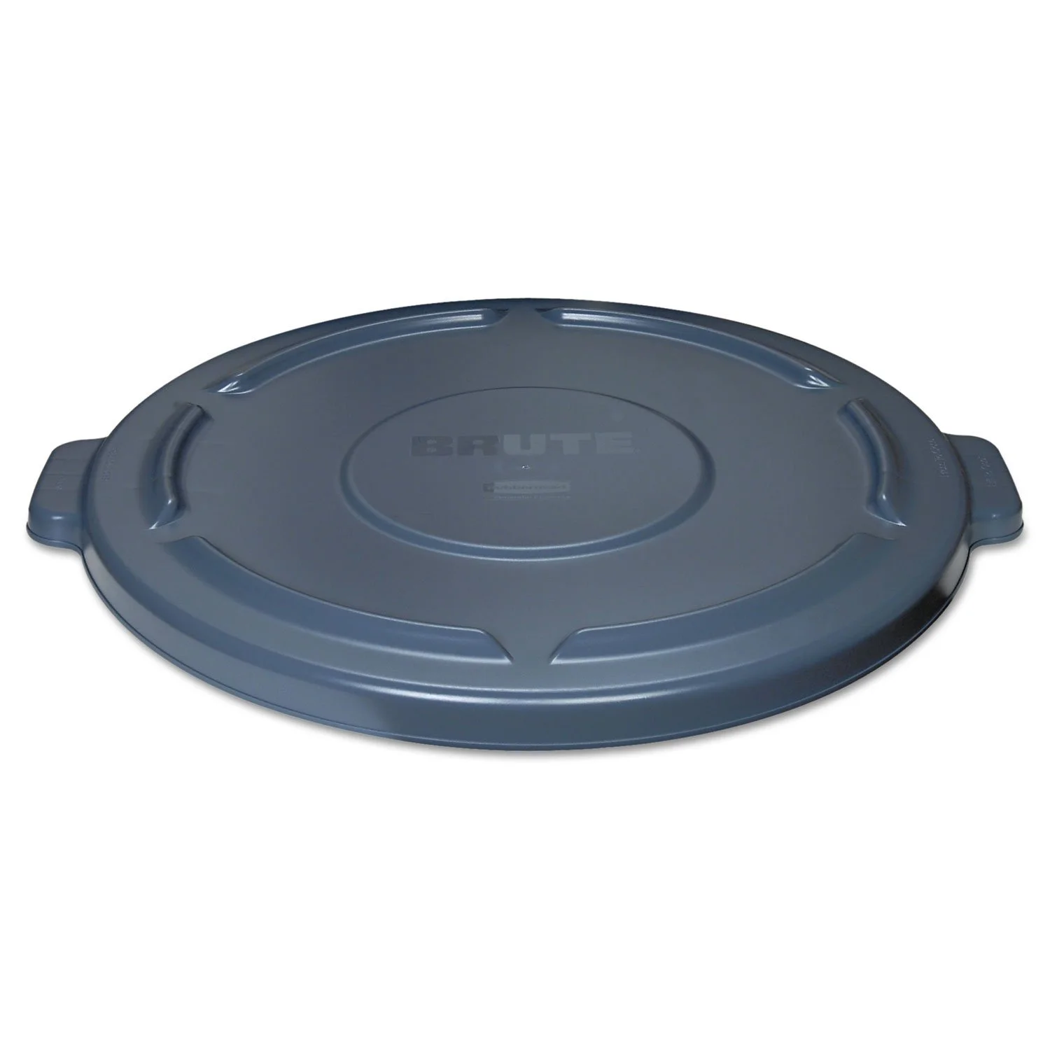 Rubbermaid Commercial Products BRUTE Heavy-Duty Round Trash/Garbage Lid, Gray