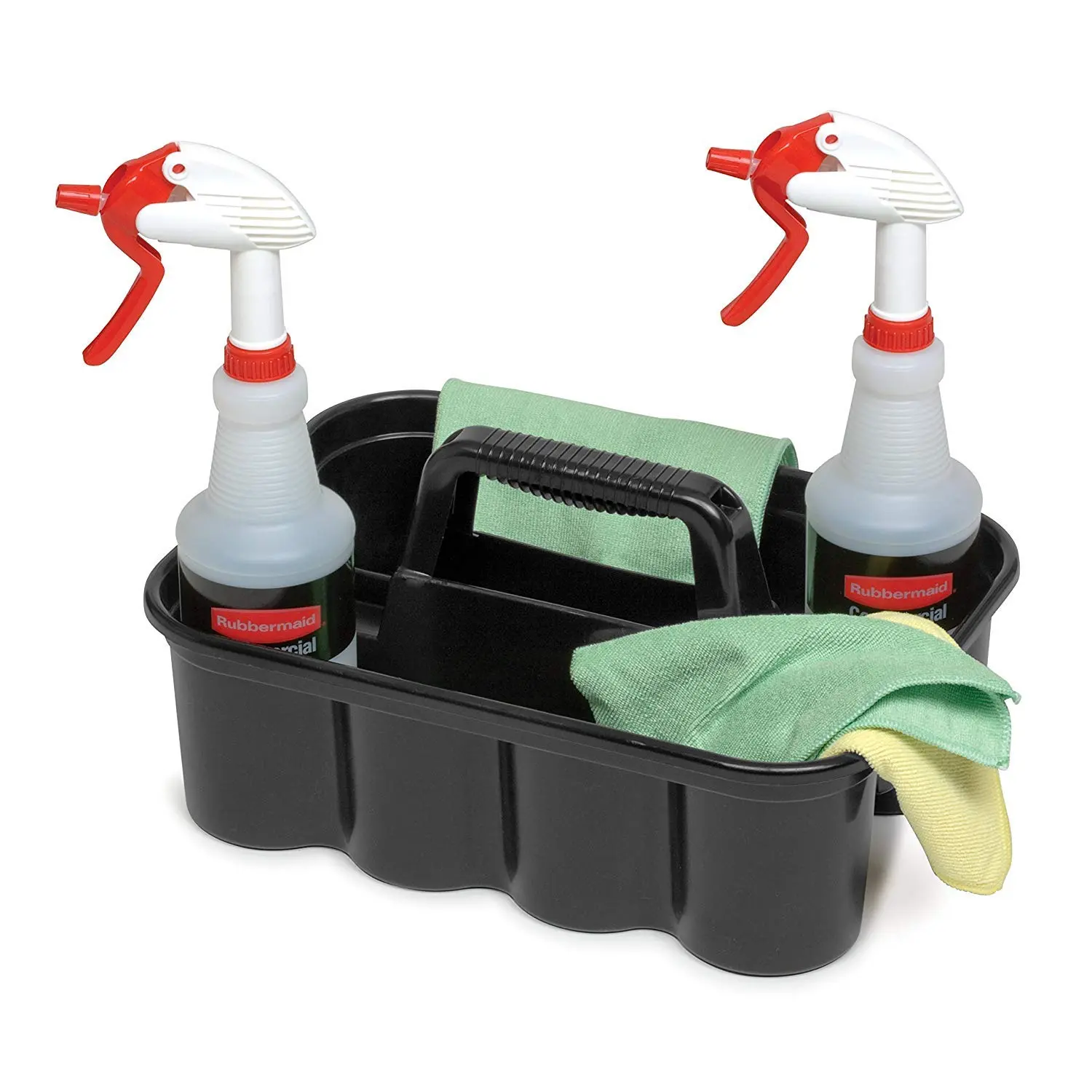 Rubbermaid Commercial Products Deluxe Carry Caddy for Take-Out Coffee/Soft Drinks Postmates/Uber Eats/Food Delivery Cleaning