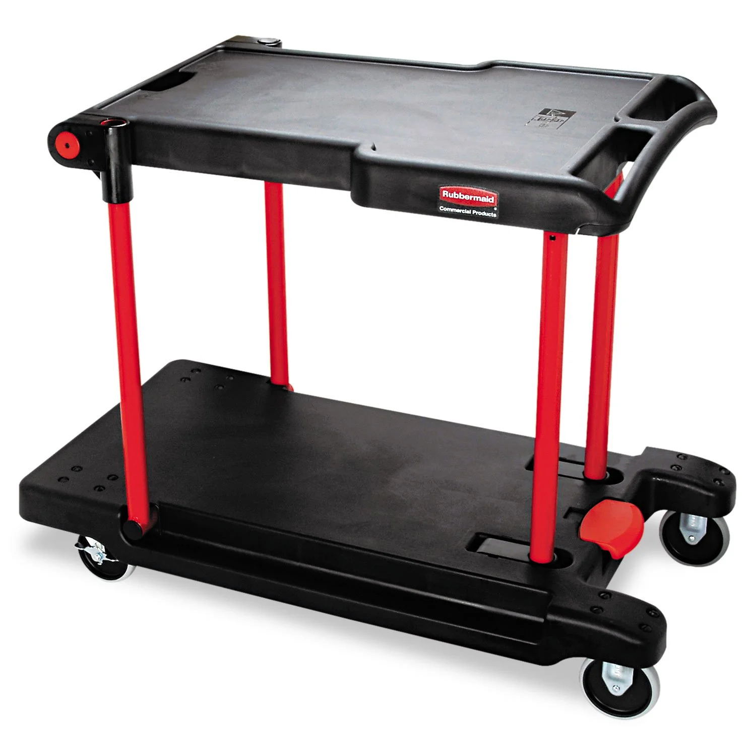 Rubbermaid Commercial Products Convertible Utility Cart/Platform Truck Combination, 400 lb. Capacity, Black