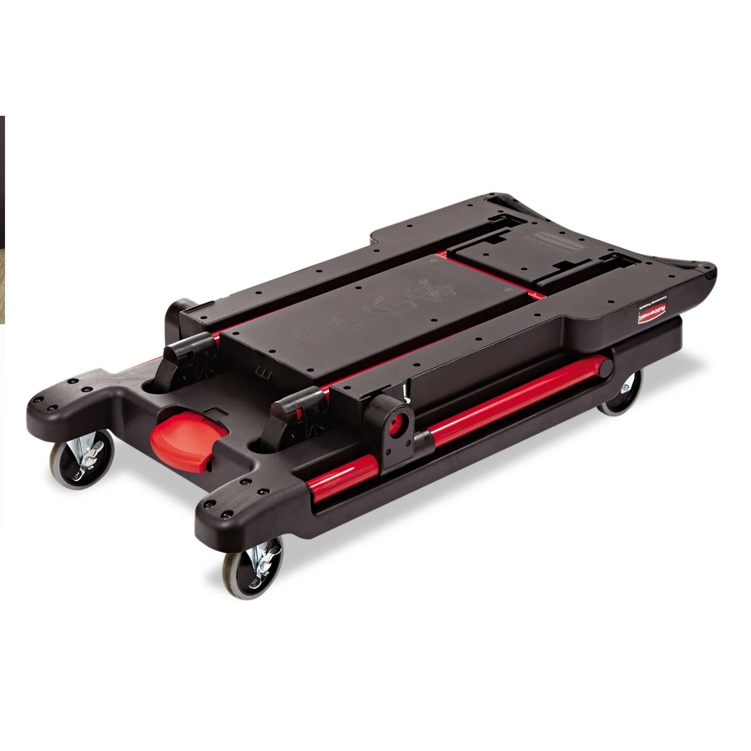 Rubbermaid Commercial Products Convertible Utility Cart/Platform Truck Combination, 400 lb. Capacity, Black