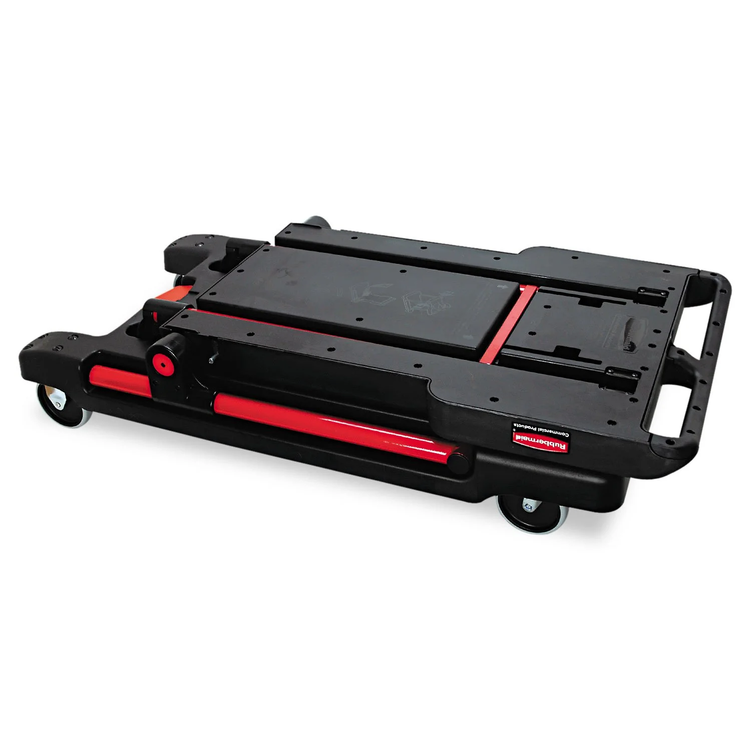 Rubbermaid Commercial Products Convertible Utility Cart/Platform Truck Combination, 400 lb. Capacity, Black