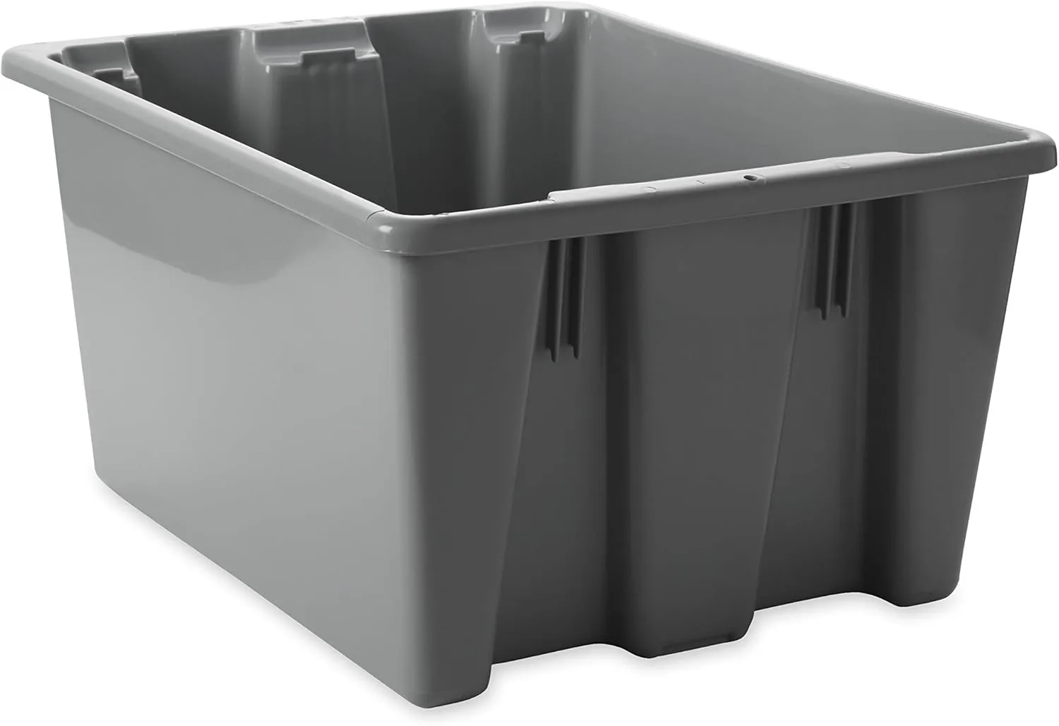 Rubbermaid Commercial Palletote Storage Tote, 1.3 cu ft, Gray