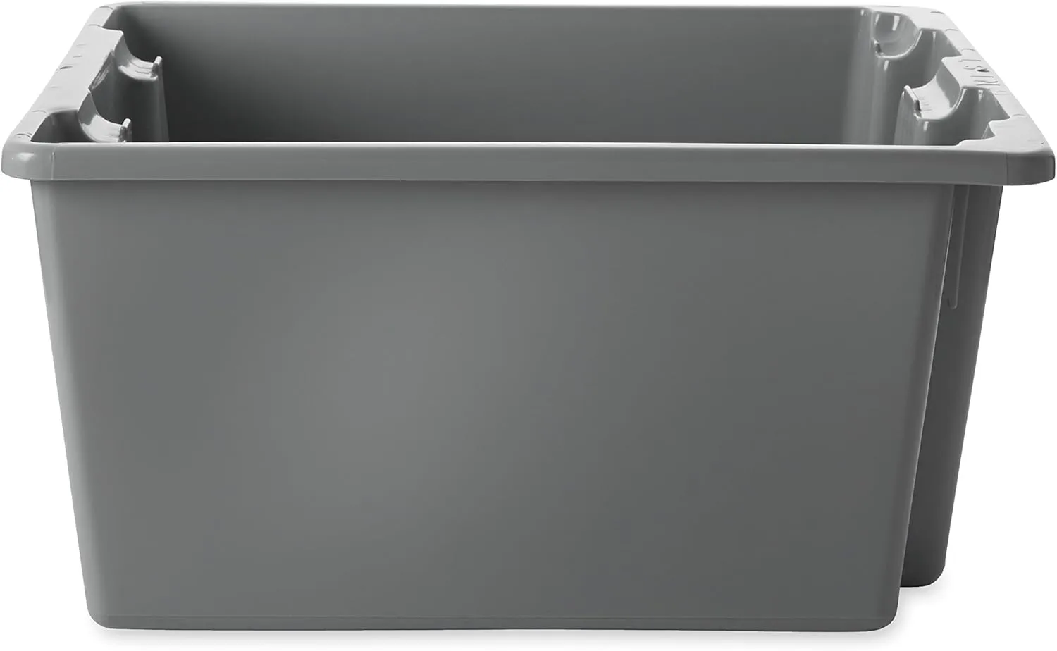 Rubbermaid Commercial Palletote Storage Tote, 1.3 cu ft, Gray