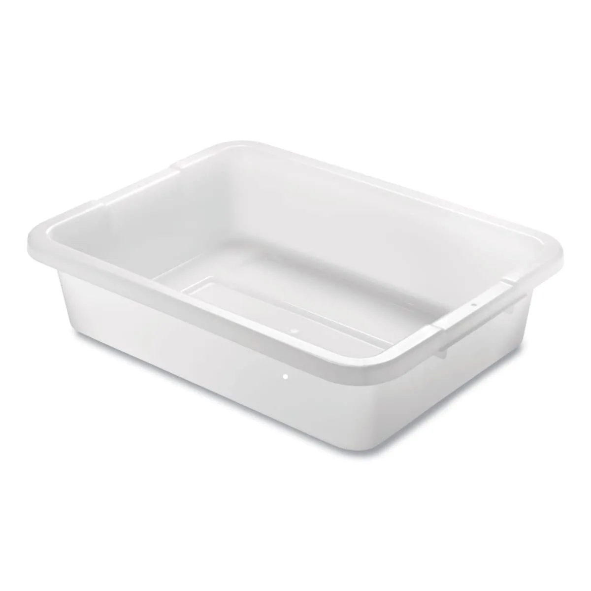 Rubbermaid Commercial FG334992WHT Bus/Utility Tote Box, 20 x 15 x 5 in, 4.63 gal, White