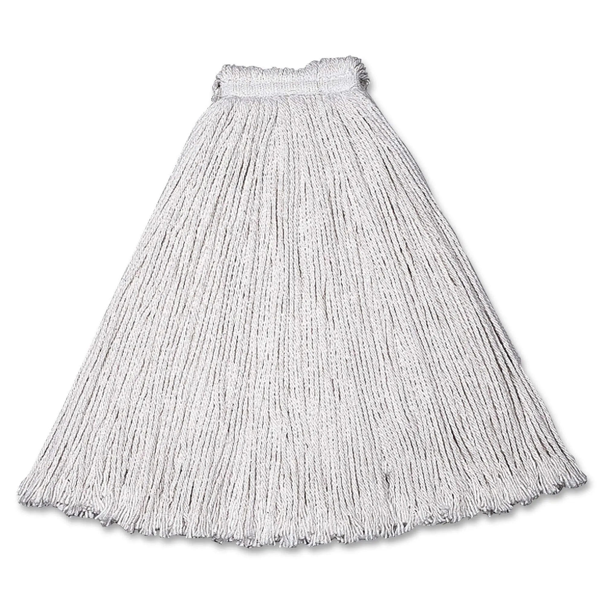 Rubbermaid Commercial Products Value Pro Small 16 OZ Cotton Wet Mop, 1" Headband, White