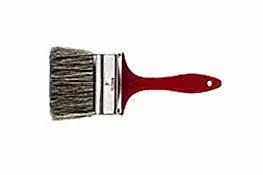 RUBBERSET 4" Chip Paint Brush - Natural Hog Bristle, Gray