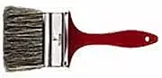 RUBBERSET 4" Chip Paint Brush - Natural Hog Bristle, Gray