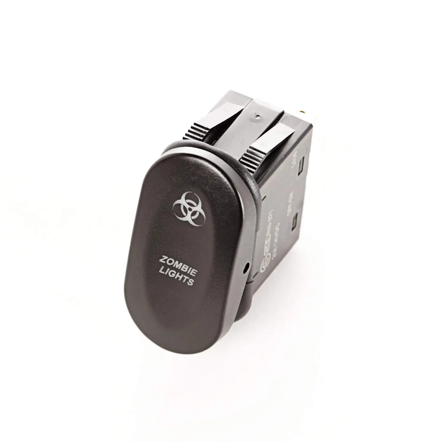 Rugged Ridge Rocker Switch | Thermoplastic Olefin (TPO), Black and Amber | 17235.06 | Fits zNONE Zombie Each
