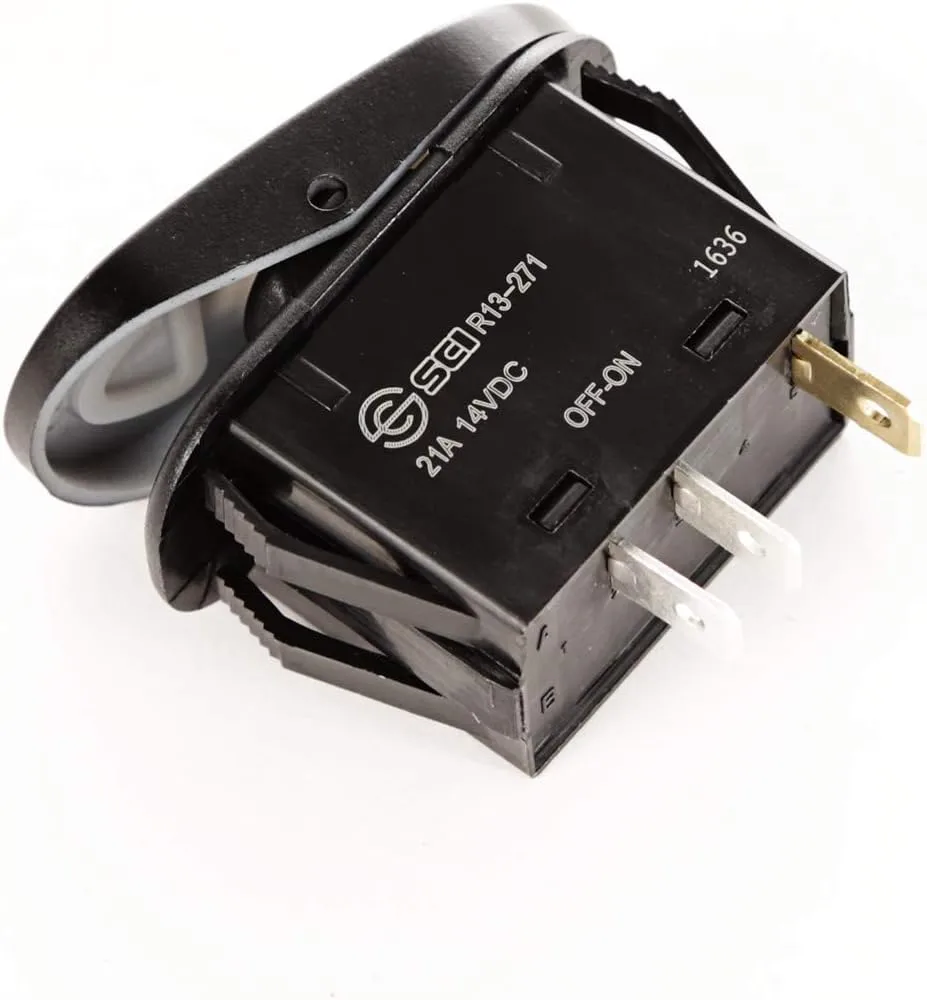 Rugged Ridge Rocker Switch | Thermoplastic Olefin (TPO), Black and Amber | 17235.06 | Fits zNONE Zombie Each