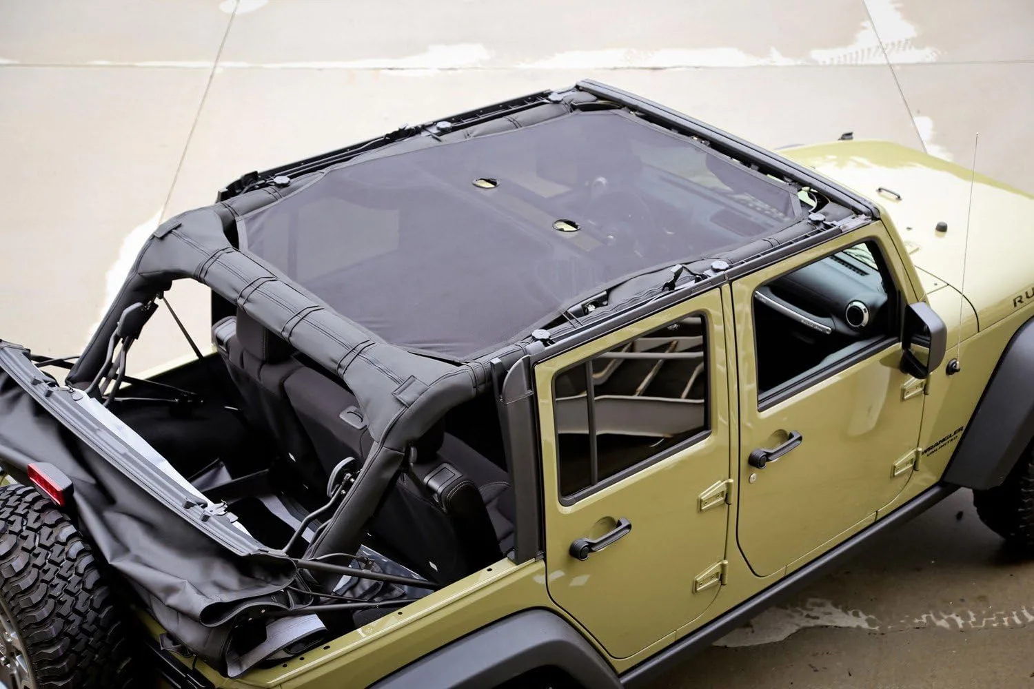 Rugged Ridge Eclipse Sun Shade JK 4-Door Black Eclipse