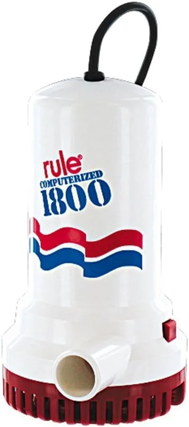 RULE 1800 GPH Submersible Sump/Utility Pump - 110V Automatic