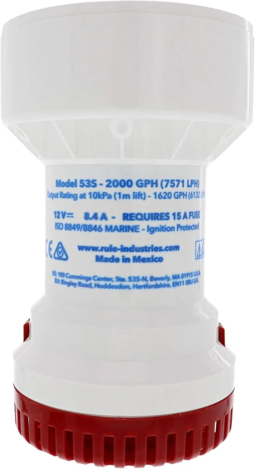 RULE High-Capacity Automatic Bilge Pump