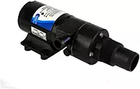 Rule 209B Marine 1600 GPH Livewell Pump and Jabsco 12V DC Macerator Waste Pump Above Ground+ Pump, 18590-2092