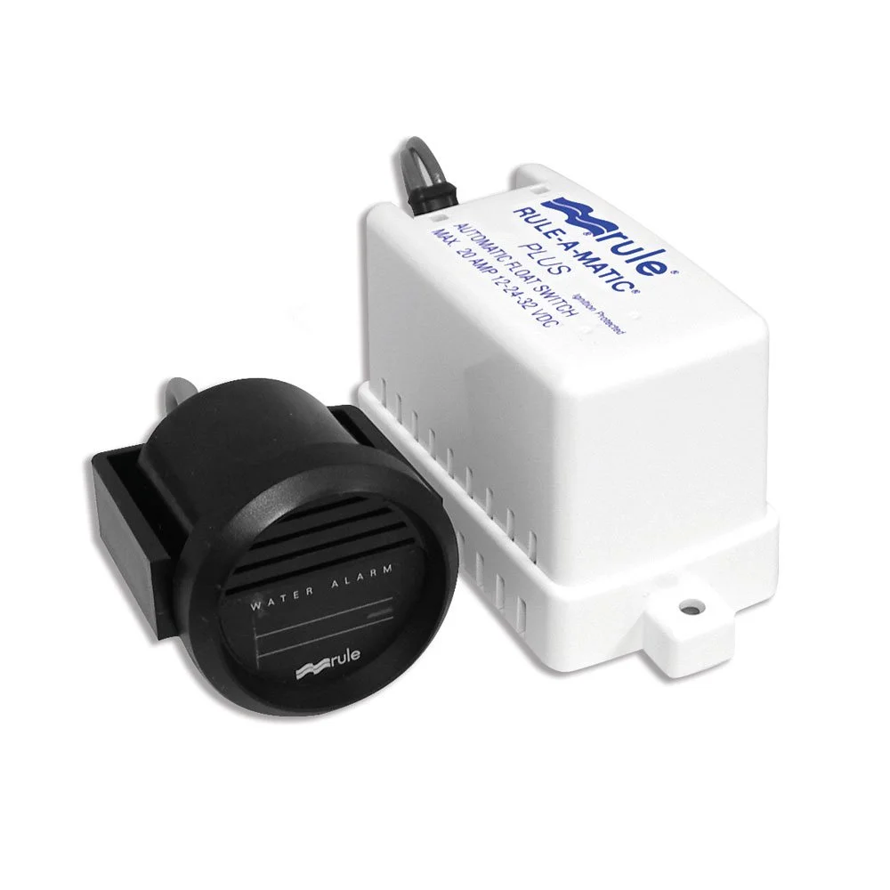 Rule 33ALA Marine High Water Bilge Alarm (Mercury Free, 12-Volt),White