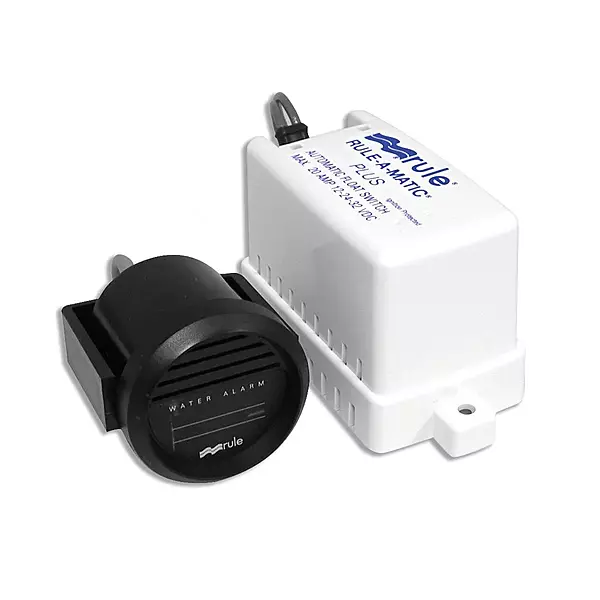 Rule 33ALA Marine High Water Bilge Alarm (Mercury Free, 12-Volt),White