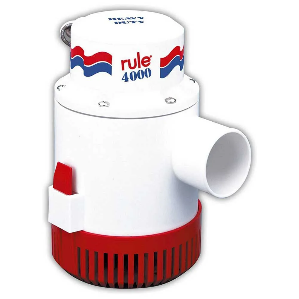 Rule 4000 GPH Marine Bilge Pump - 12V Non-Automatic