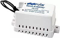 Rule 40A Rule-A-Matic Plus Bilge Pump Float Switch, 12, 24 or 32 Volt, Moisture Tight Seals , White , Small