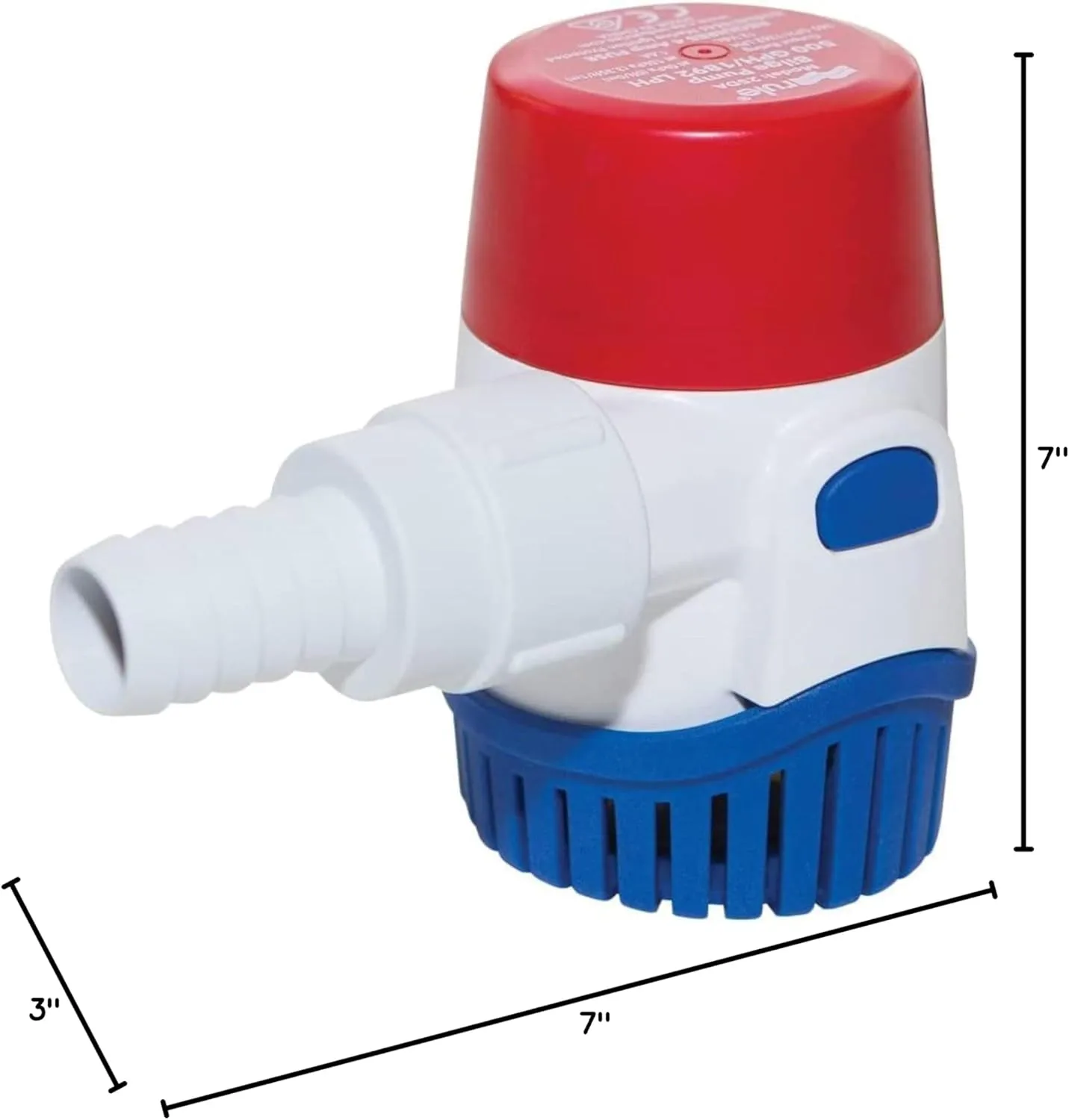 JABSCO RULE 12V Automatic Fully Submersible Electronic Sensing Bilge Pump