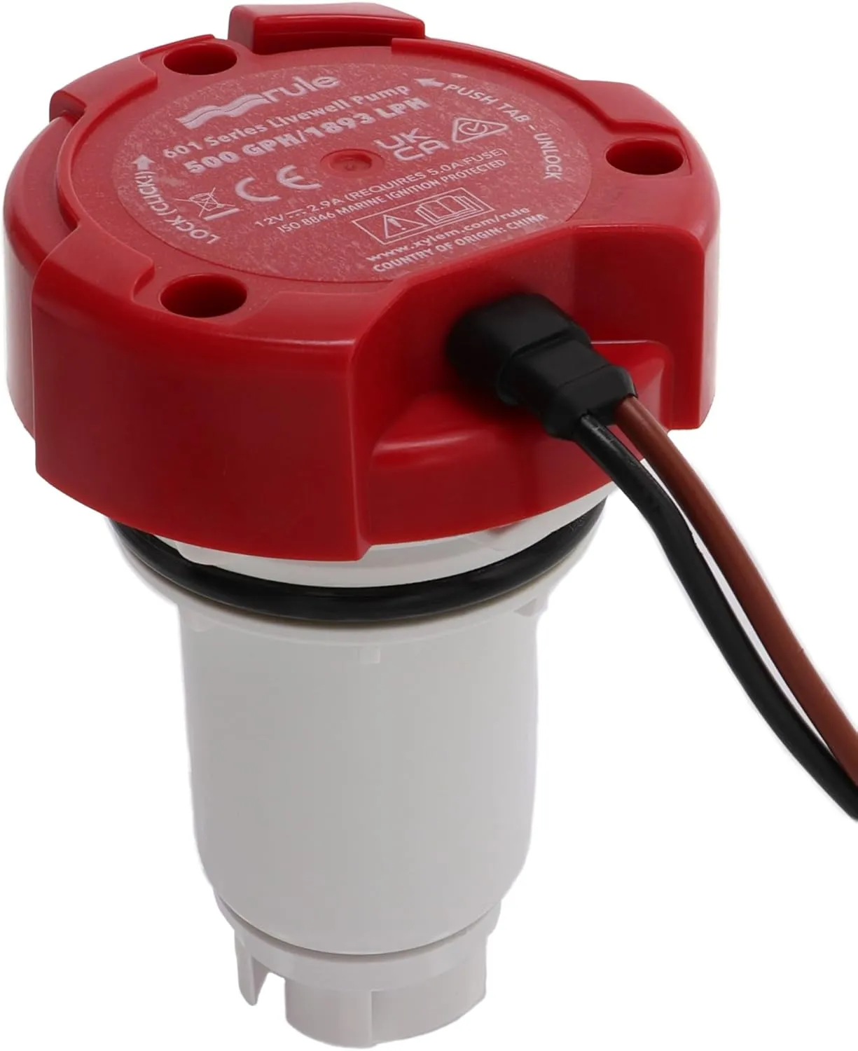 RULE Livewell Pump Replacement Motor Cartridge