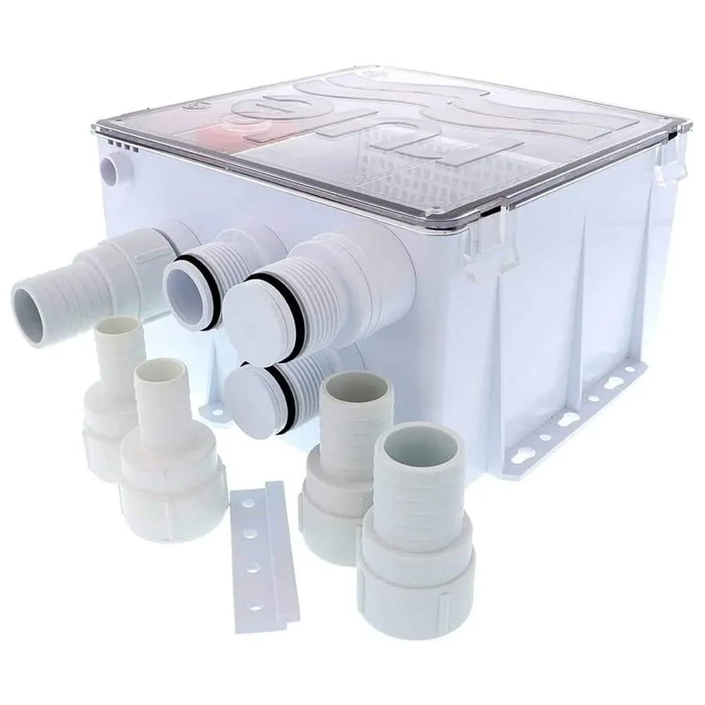 Rule Shower Drain Box w/1100 GPH Pump - 12V [99B], Standard