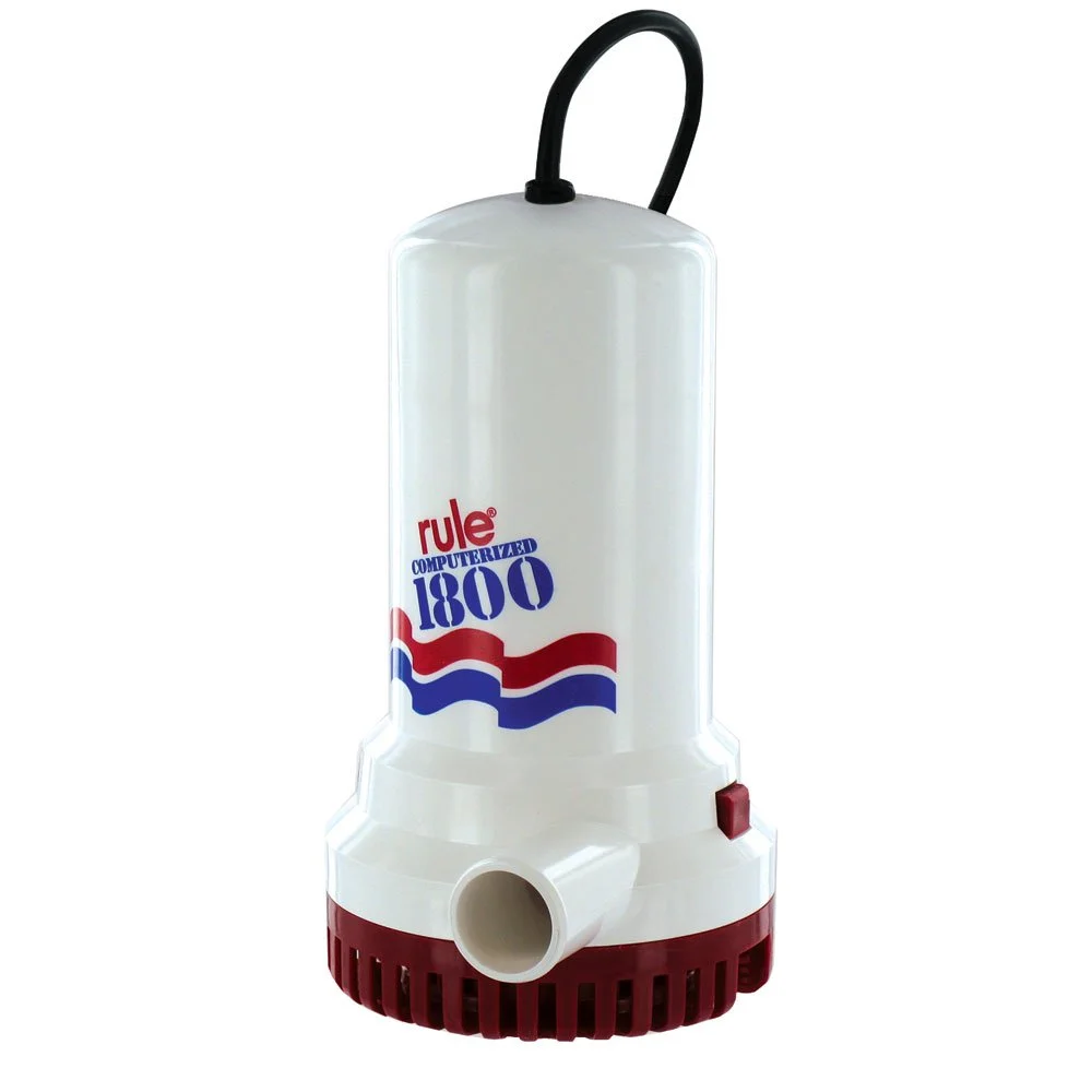 RULE 1800 GPH Submersible Sump/Utility Pump - 110V Automatic