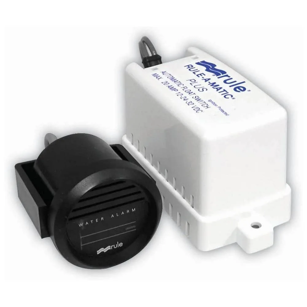 Rule High Water Bilge Alarm w/Switch & Gauge - 24V