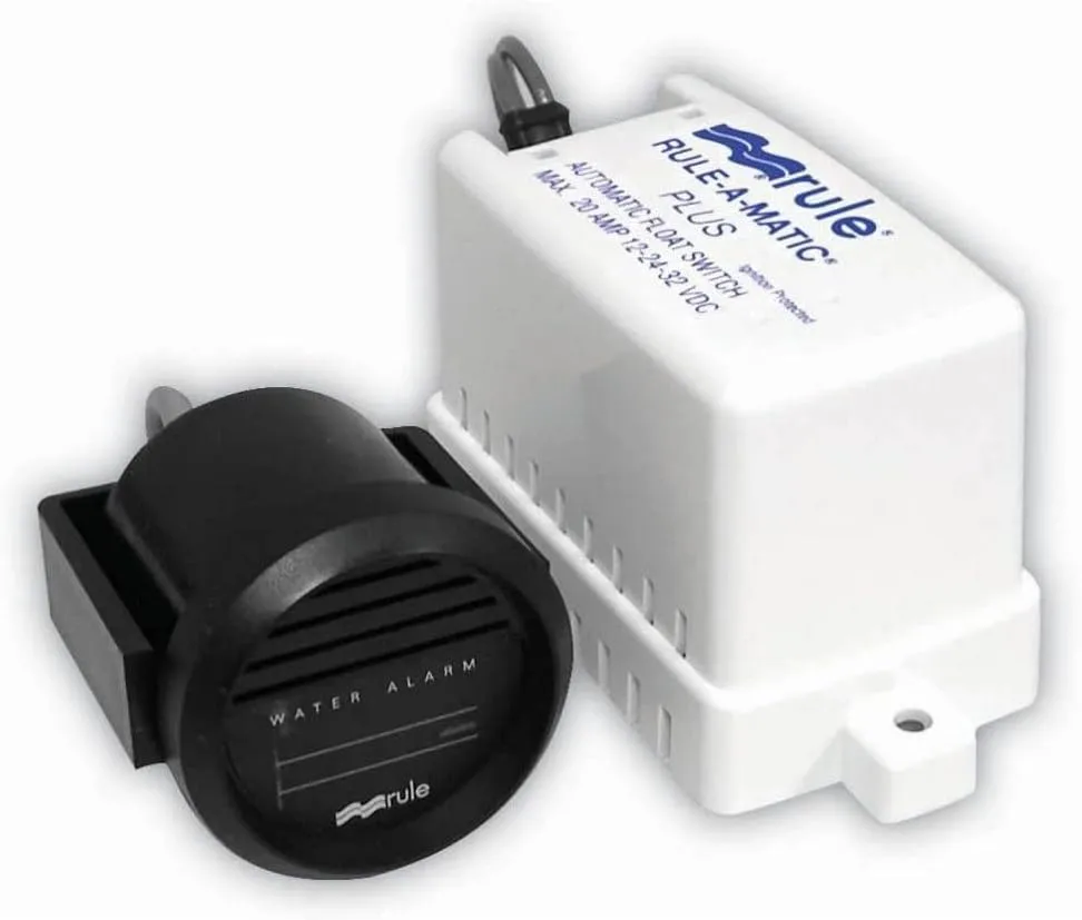 Rule High Water Bilge Alarm w/Switch & Gauge - 24V