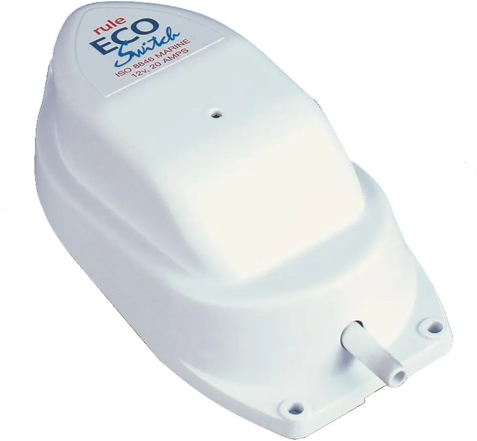 Rule ECO-Switch Automatic Bilge Pump Switch Beige, 6" L x 2-3/4" W x 1-7/8" H