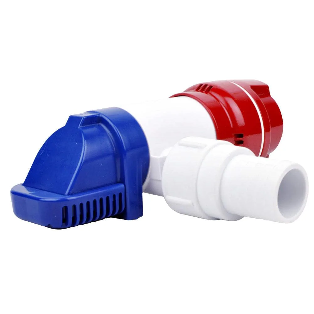 RULE LoPro 900 GPH Bilge Pump — Compact 12V Non-Automatic, 360° Discharge