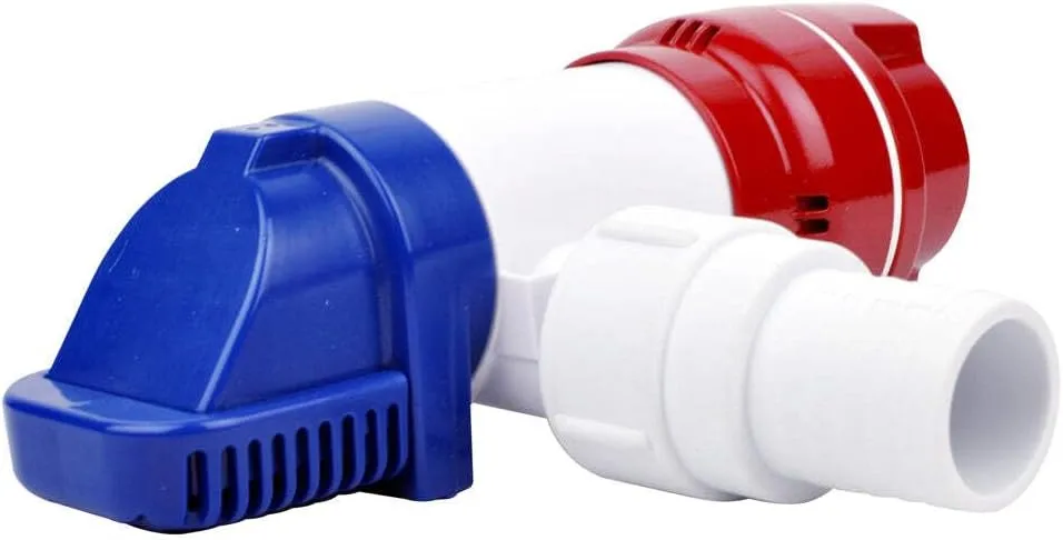 RULE LoPro 900 GPH Bilge Pump — Compact 12V Non-Automatic, 360° Discharge