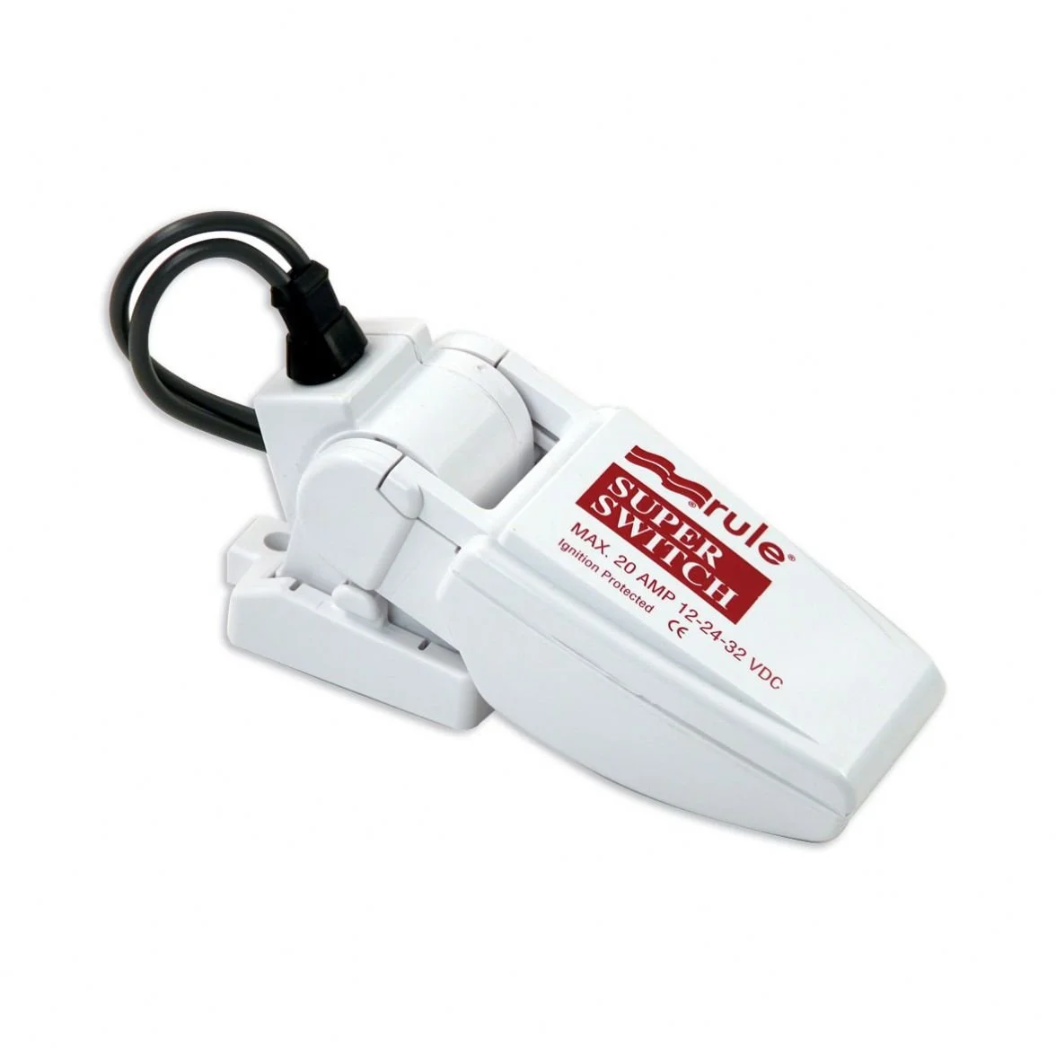RULE SuperSwitch Float Switch, Moisture-Tight Seals, 12/24/36V