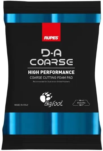 RUPES D-A Foam Polishing Pads for Dual-Action Polishers