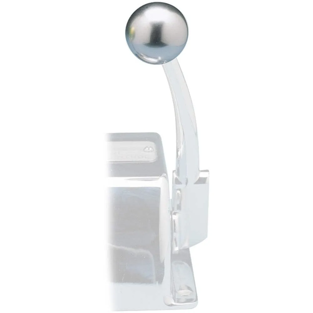Rupp Control Knob Silver for Morse Controls (3/8-24 Thread)