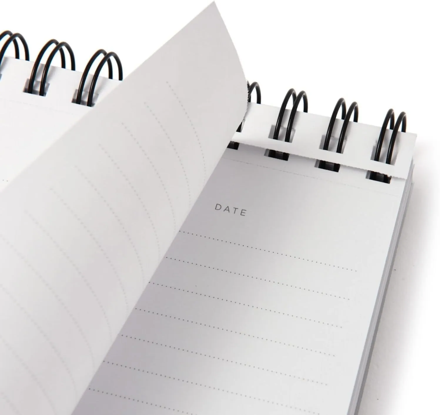 RUSSELL+HAZEL Spiral Memo Notebook, 7.5 x 9 x 0.5, 196 Lined Pages, White