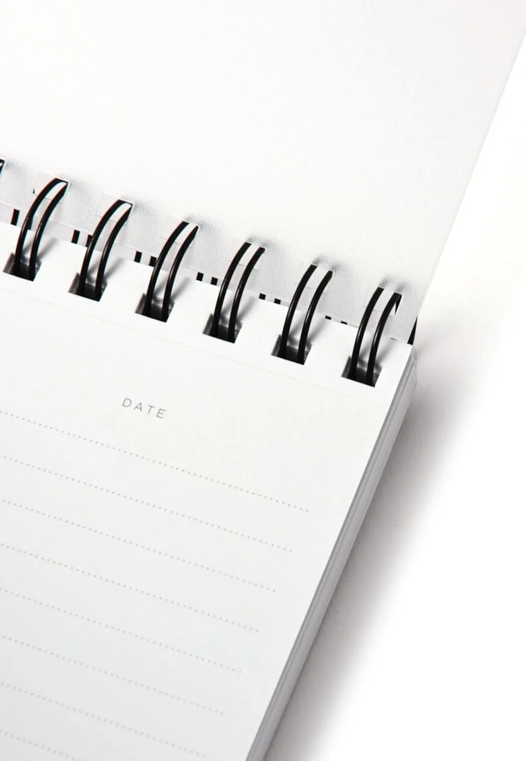 RUSSELL+HAZEL Spiral Memo Notebook, 7.5 x 9 x 0.5, 196 Lined Pages, White