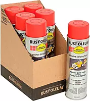 Rust-Oleum - High Performance 2300 System Inverted Striping Paints 838 18-Oz Red Striping Paint: 647-2364838