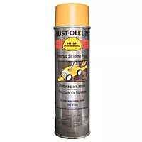 Rust-Oleum 2348838 High Performance 2300 System Inverted Striping Paints 18-Oz Yellow Striping Paint [Set of 6]