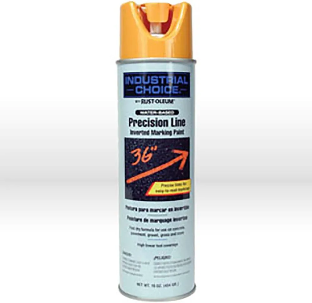 RUST-OLEUM 203033 M1800 Caution Yellow Gloss 17 OZ. Spray, 1.06 Pound (Pack of 1)