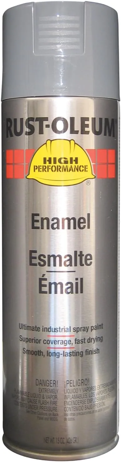 Rust-Oleum V2100 Enamel Spray Paint, Dark Machine Gray, 15 oz (Set of 6)