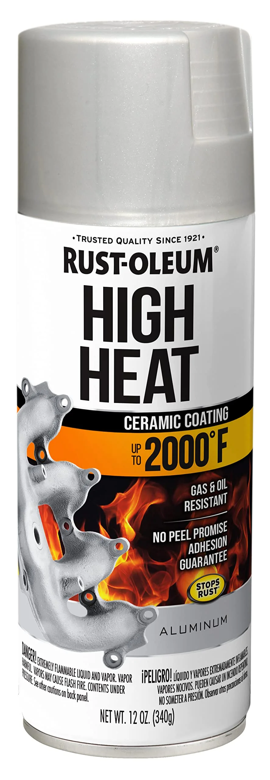 Rust-Oleum Automotive High Heat Enamel Spray Paint, 12 oz