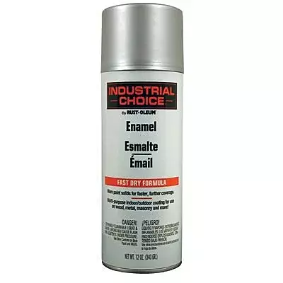 Rust-Oleum - Industrial Choice 1600 System Enamel Aerosols 830 Dull Aluminum Ind. Choice Paint 12Oz. Fil.Wt: 647-1614830