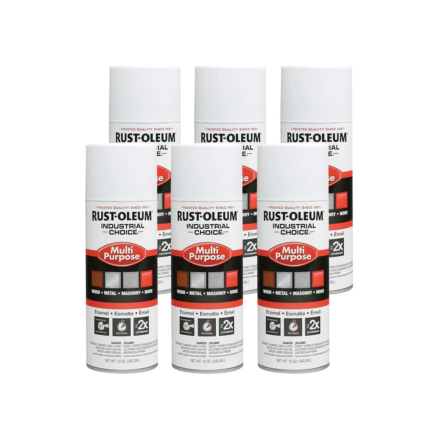 Rust-Oleum Industrial Choice 1600 System Multi-Purpose Enamel Spray Paint