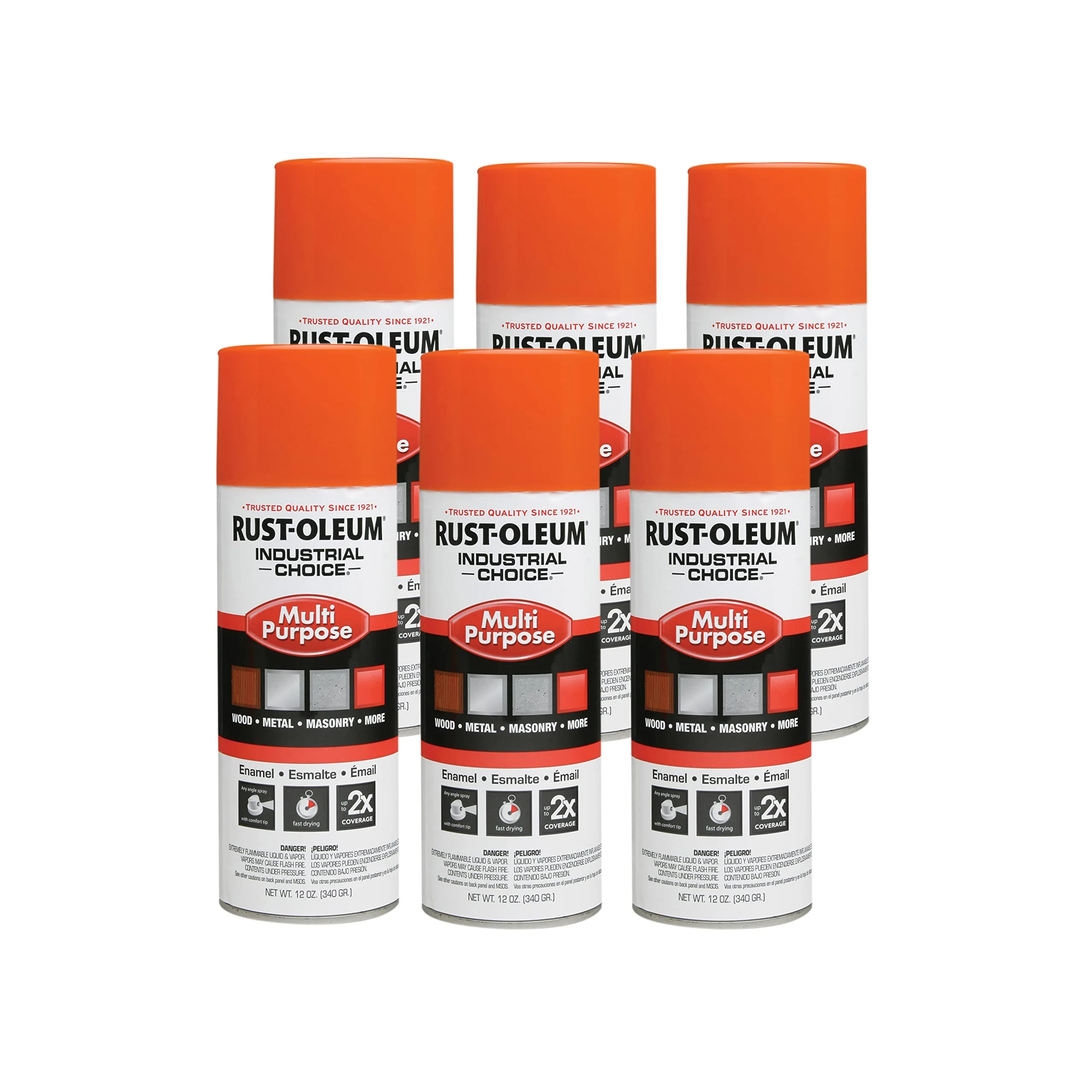 Rust-Oleum Industrial Choice 1600 System Multi-Purpose Enamel Spray Paint