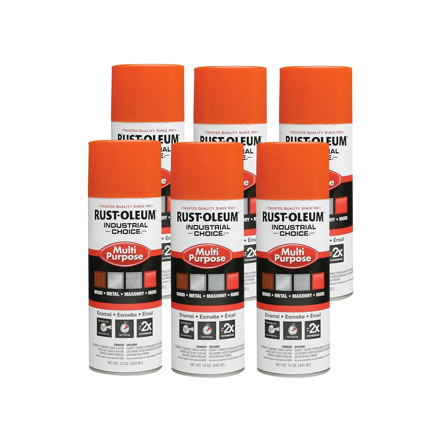 Rust-Oleum Industrial Choice 1600 System Multi-Purpose Enamel Spray Paint