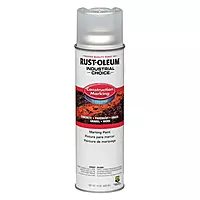 Industrial Choice M1400 System Water-Based Construction Marking Paint, Gloss Clear, 17 oz Aerosol Can, 12/Carton