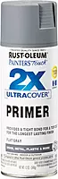 Rust-Oleum 334017 Painter's Touch 2X Ultra Cover Spray Primer, 12 oz, Flat Gray Flat Gray Primer 12 Ounce (Pack of 1) Cover