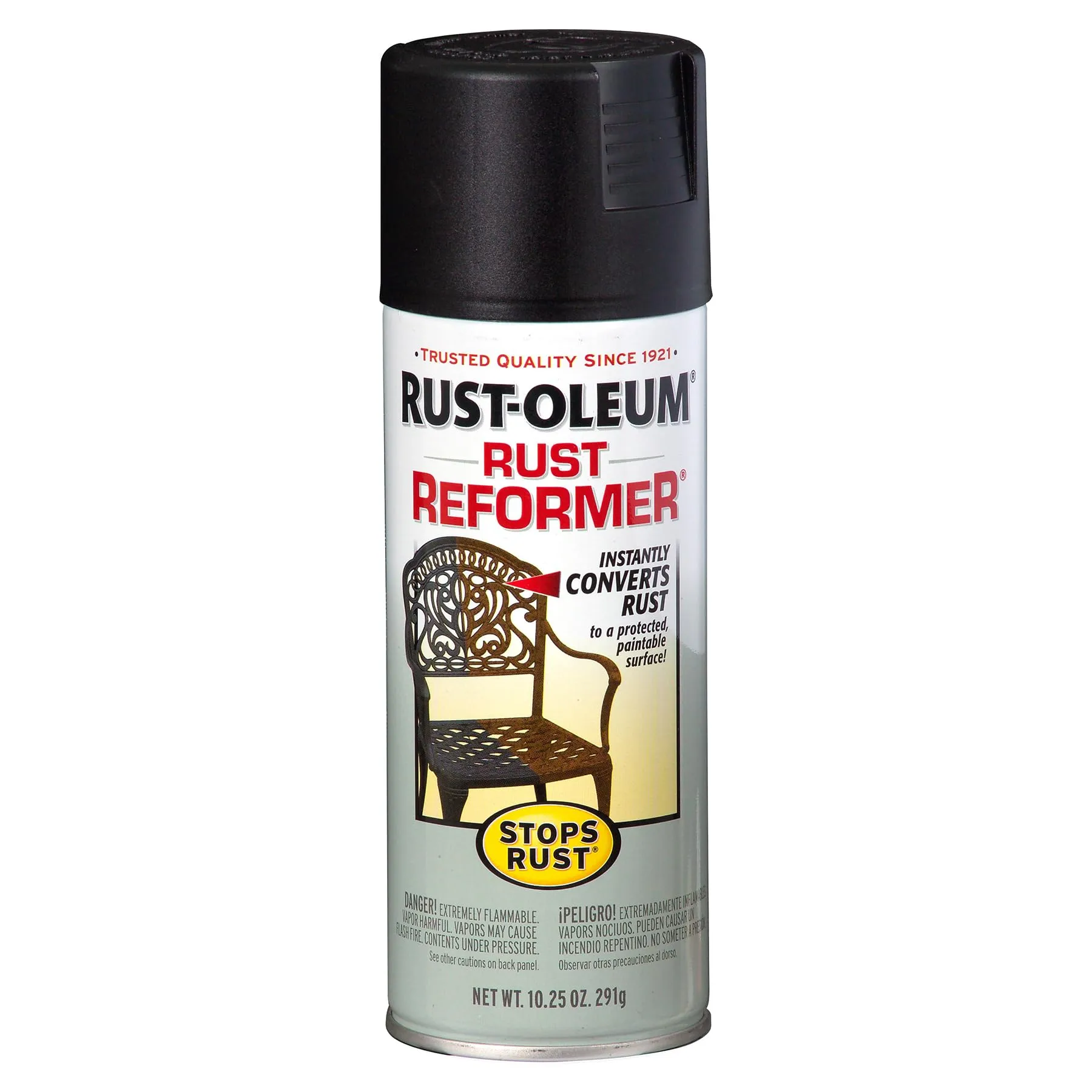 Rust-Oleum Stops Rust Reformer Spray, Black, 10.25 oz